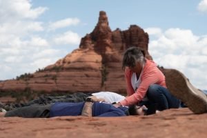 Still photograph of See Sedona Blind Production April 2021 by Brian Burke